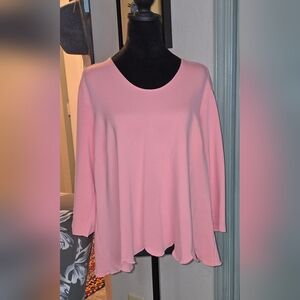Melissa McCarthy Seven7 Blush Tunic Top